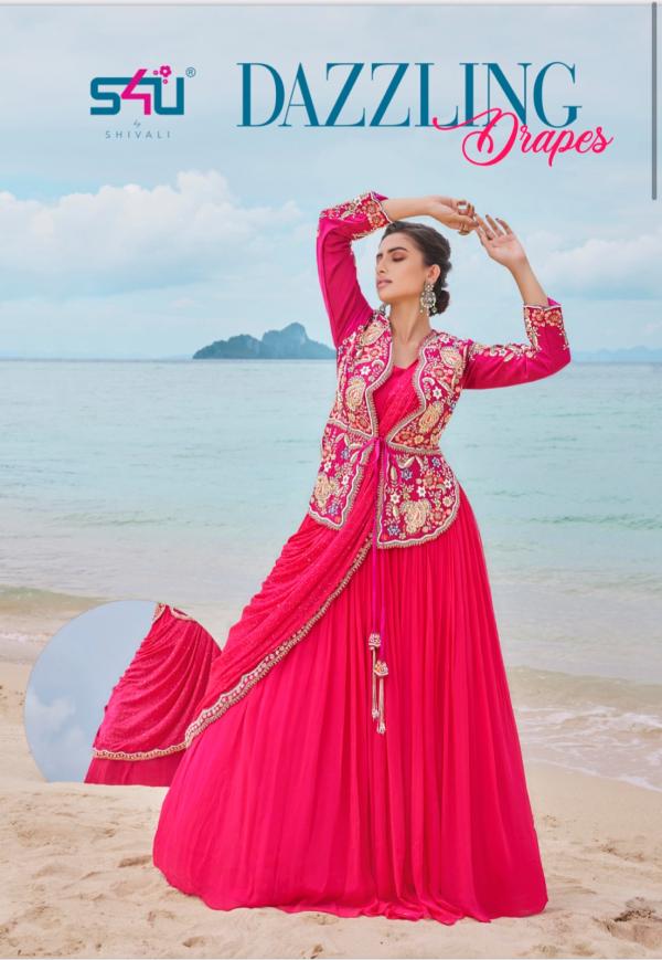 S4U Dazzling Drapes Fancy Designer Wedding Saree Collection